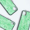 Accessories * | Princess Polly Trippy Iphone Case Green / White