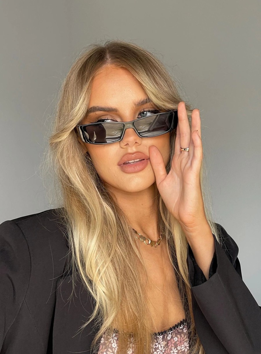 Accessories * | Princess Polly Keegan Sunglasses Black