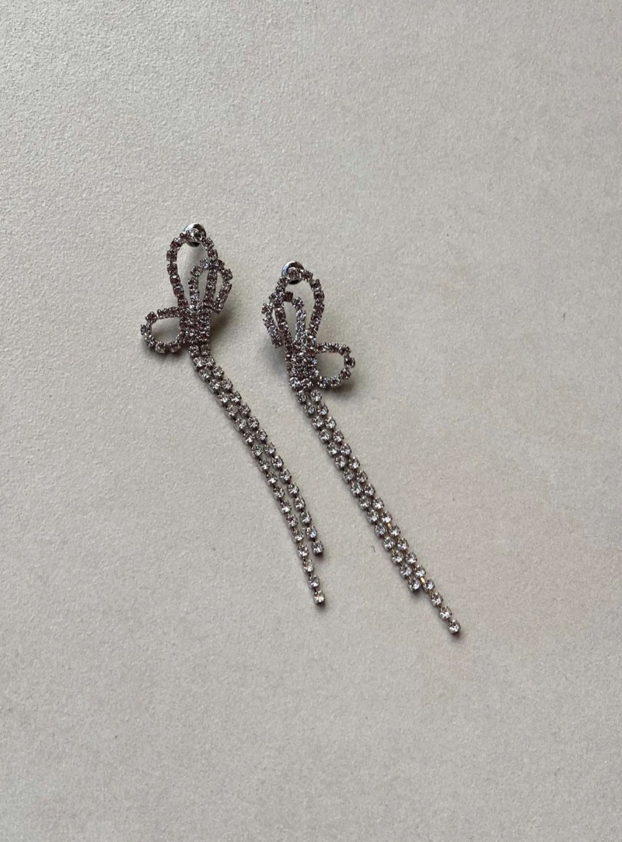 Accessories * | Princess Polly Khan Earrings Silver