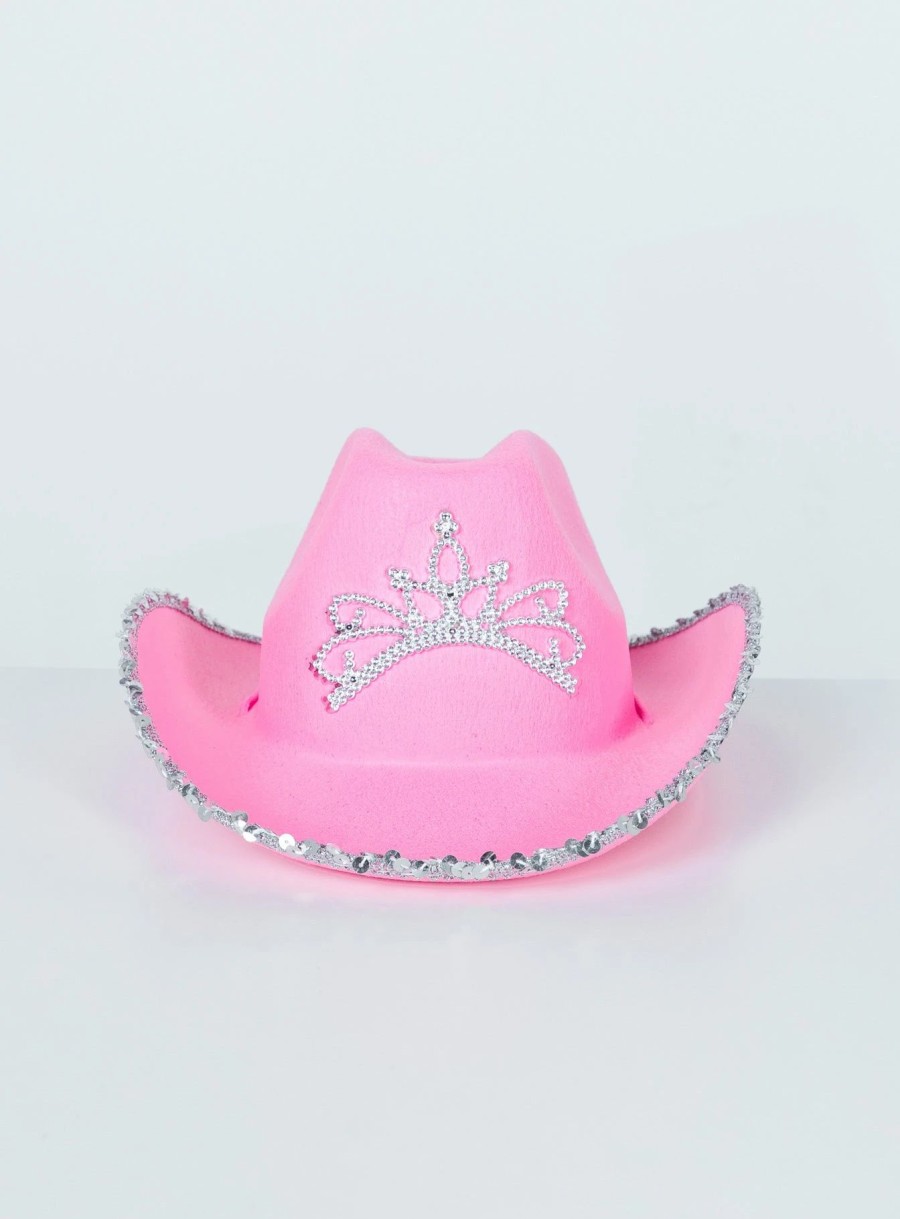 Accessories * | Princess Polly Princess Cowgirl Hat Pink