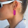 Accessories * | Princess Polly Lower Impact Sariah Earrings Hot Pink