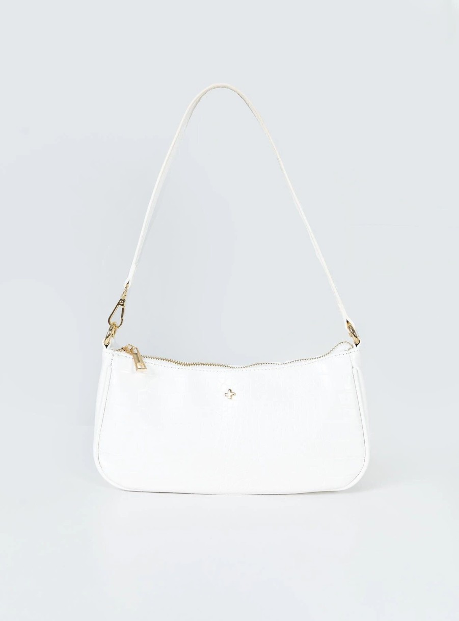 Accessories * | Peta And Jain Peta & Jain Piper Croc White