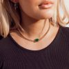 Accessories * | Princess Polly Emerald Dreams Necklace Gold / Green