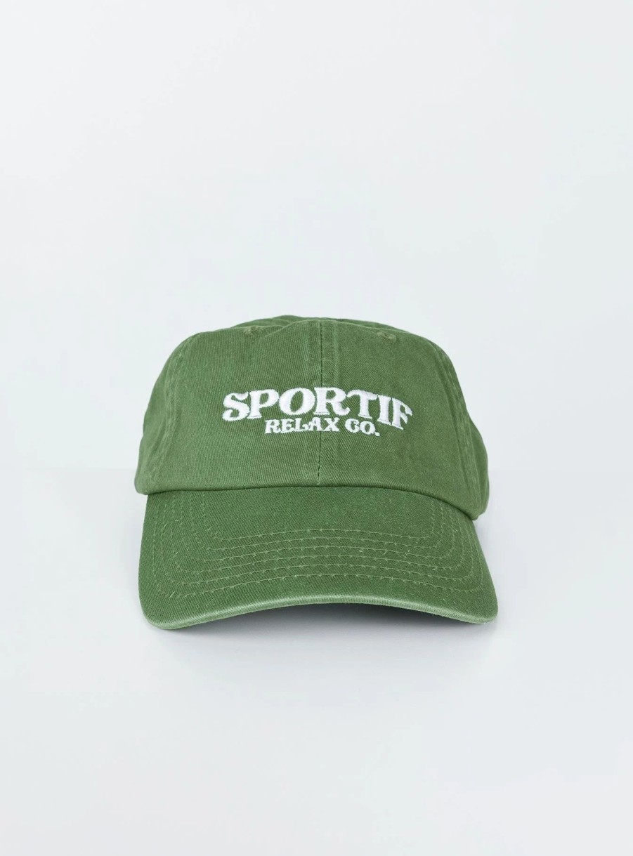 Accessories * | Princess Polly Pavilion Dad Cap Green