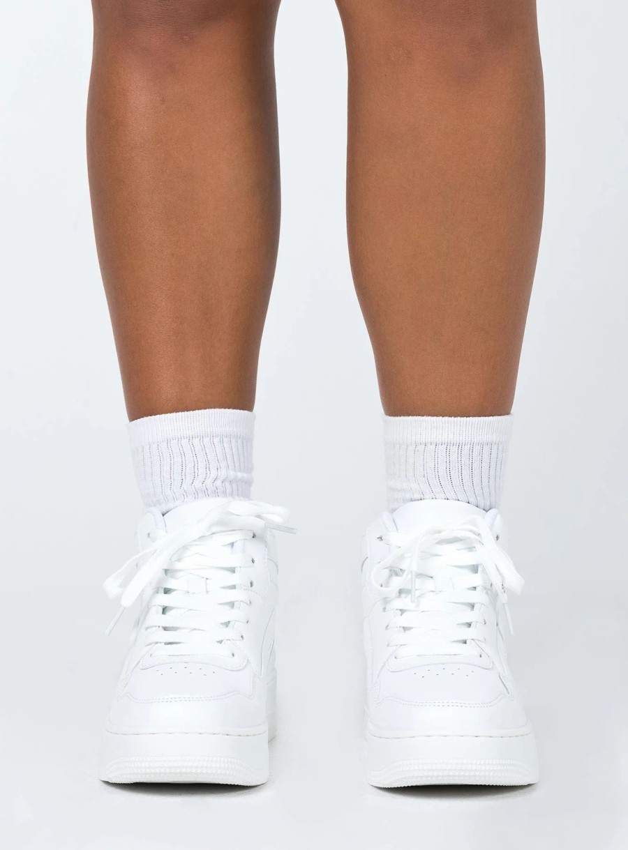 Shoes * | Princess Polly Rylee Sneakers White