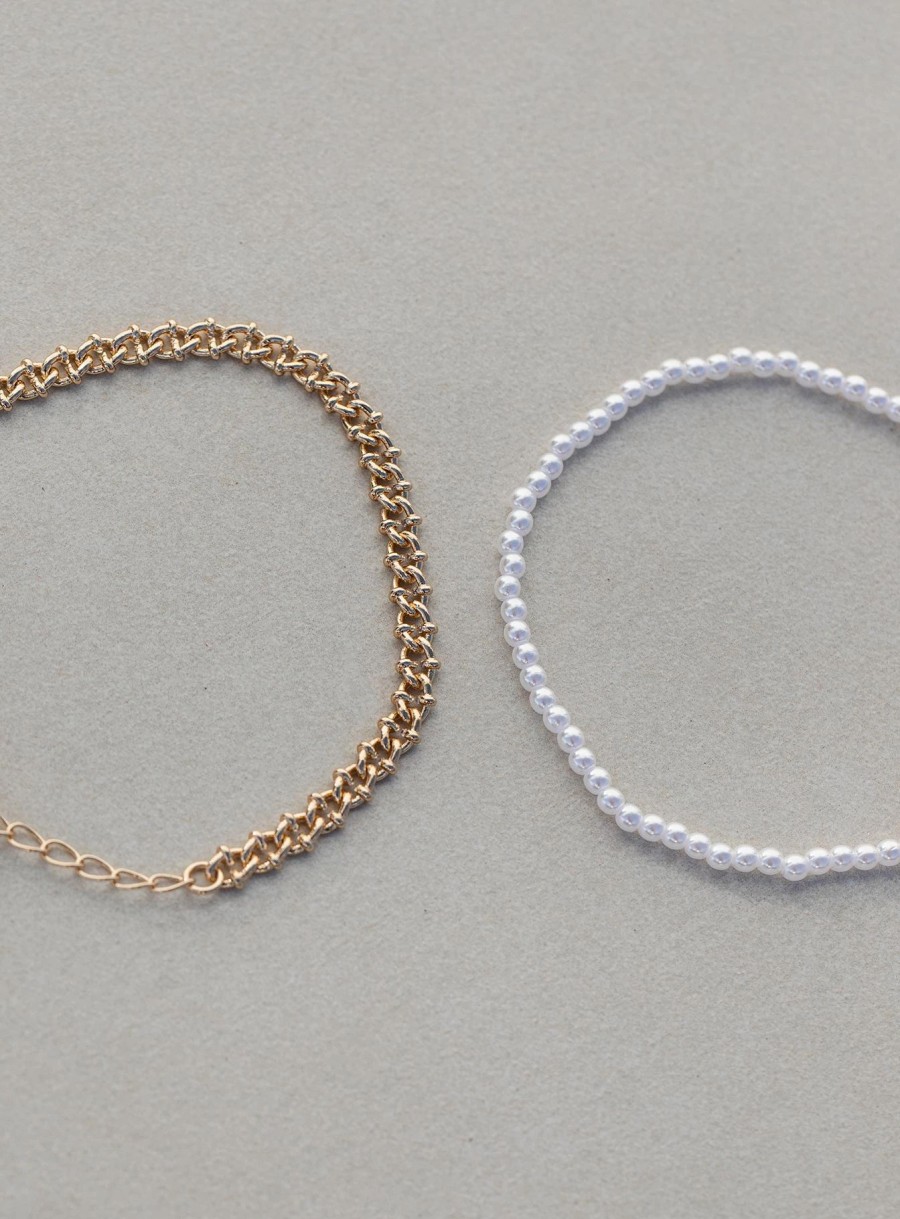 Accessories * | Princess Polly Lindham Bracelet / White Gold