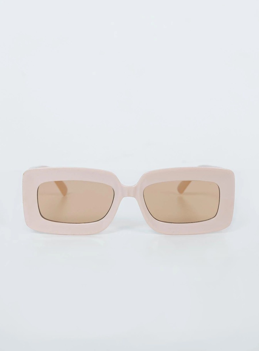 Accessories * | Princess Polly Asante Sunglasses Beige