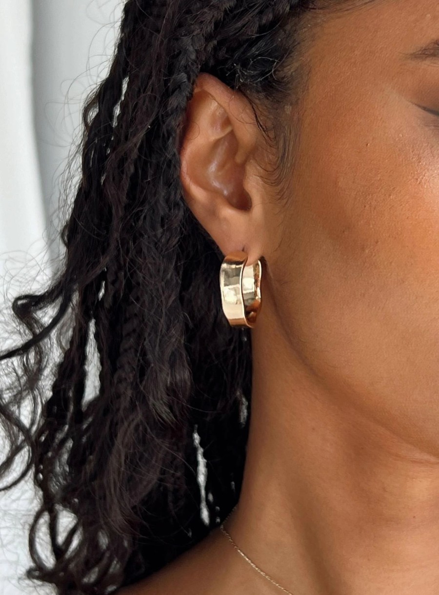 Accessories * | Princess Polly Lower Impact Solomon Earrings Gold