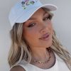 Accessories * | Princess Polly Smile Club Cap White / Multi