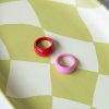 Accessories * | Princess Polly Lower Impact Velvet Soul Ring Pack Pink / Red