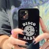 Accessories * | Princess Polly Disco Baby Iphone Case Black