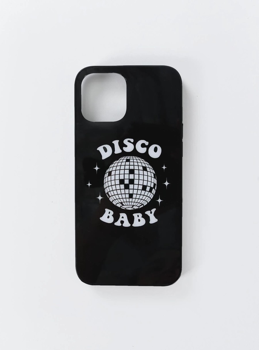 Accessories * | Princess Polly Disco Baby Iphone Case Black