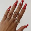 Accessories * | Princess Polly Lower Impact Isabel Ring Pack Gold