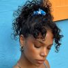 Accessories * | Princess Polly Lower Impact Janey Scrunchie / White Blue