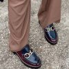 Shoes * | Princess Polly Creedence Penny Loafers Burgundy