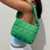 Accessories * | Princess Polly Auora Quilted Shoulder Bag Green