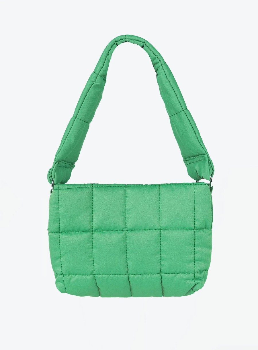 Accessories * | Princess Polly Auora Quilted Shoulder Bag Green