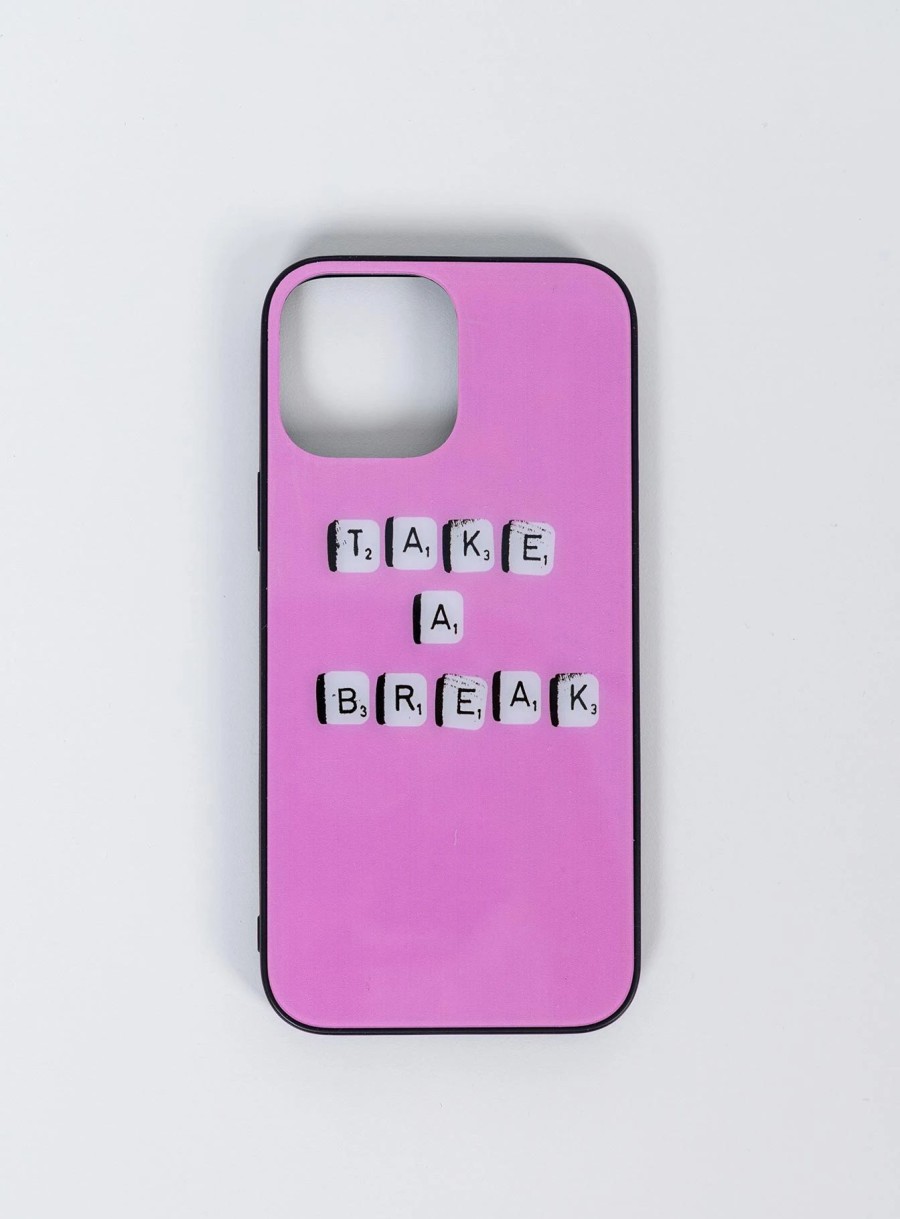 Accessories * | Princess Polly Take A Break Iphone Case Pink