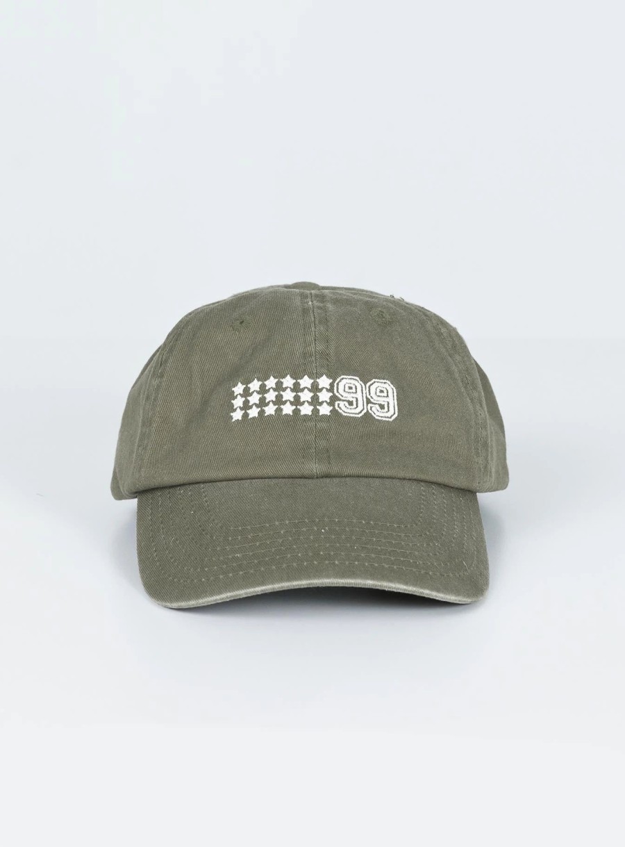 Accessories * | Princess Polly 99 Dad Cap Khaki