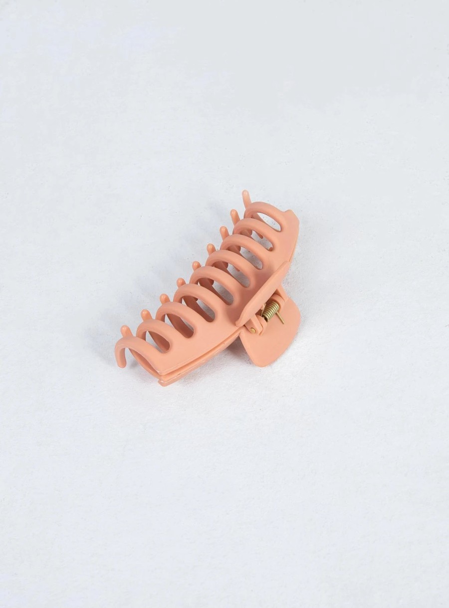 Accessories * | Princess Polly Watch Me Hair Clip Peach