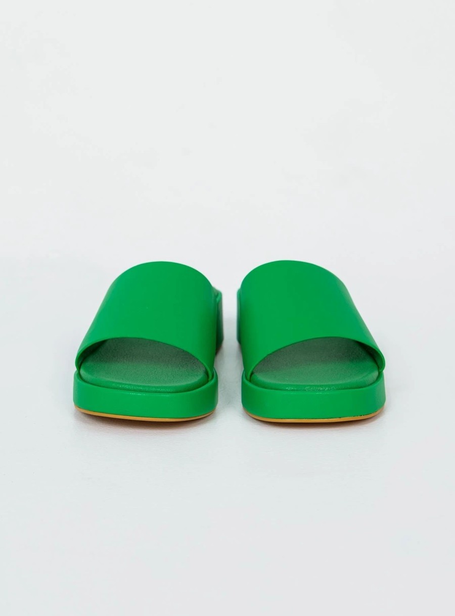 Shoes * | Princess Polly Delia Sandals Primary Green