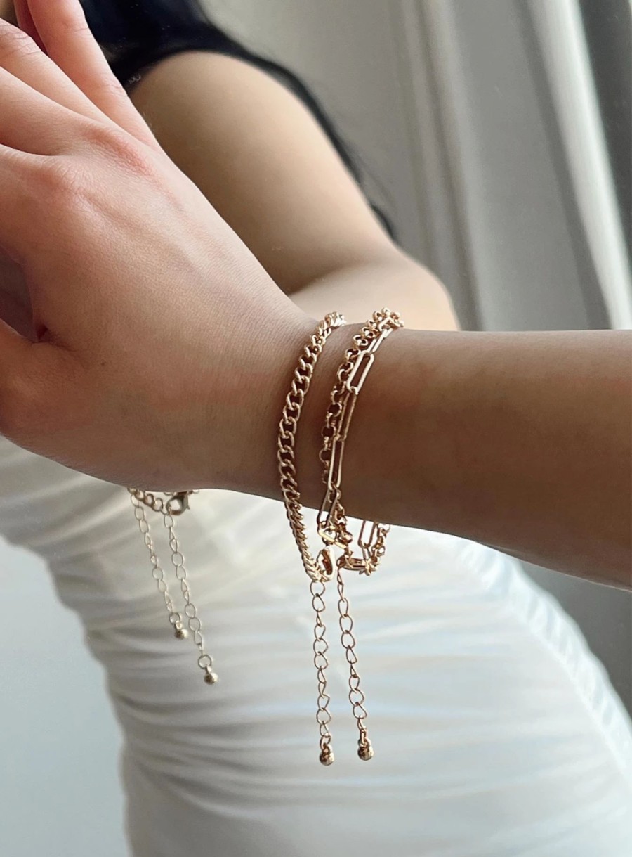 Accessories * | Princess Polly Otto Chain Bracelet Gold