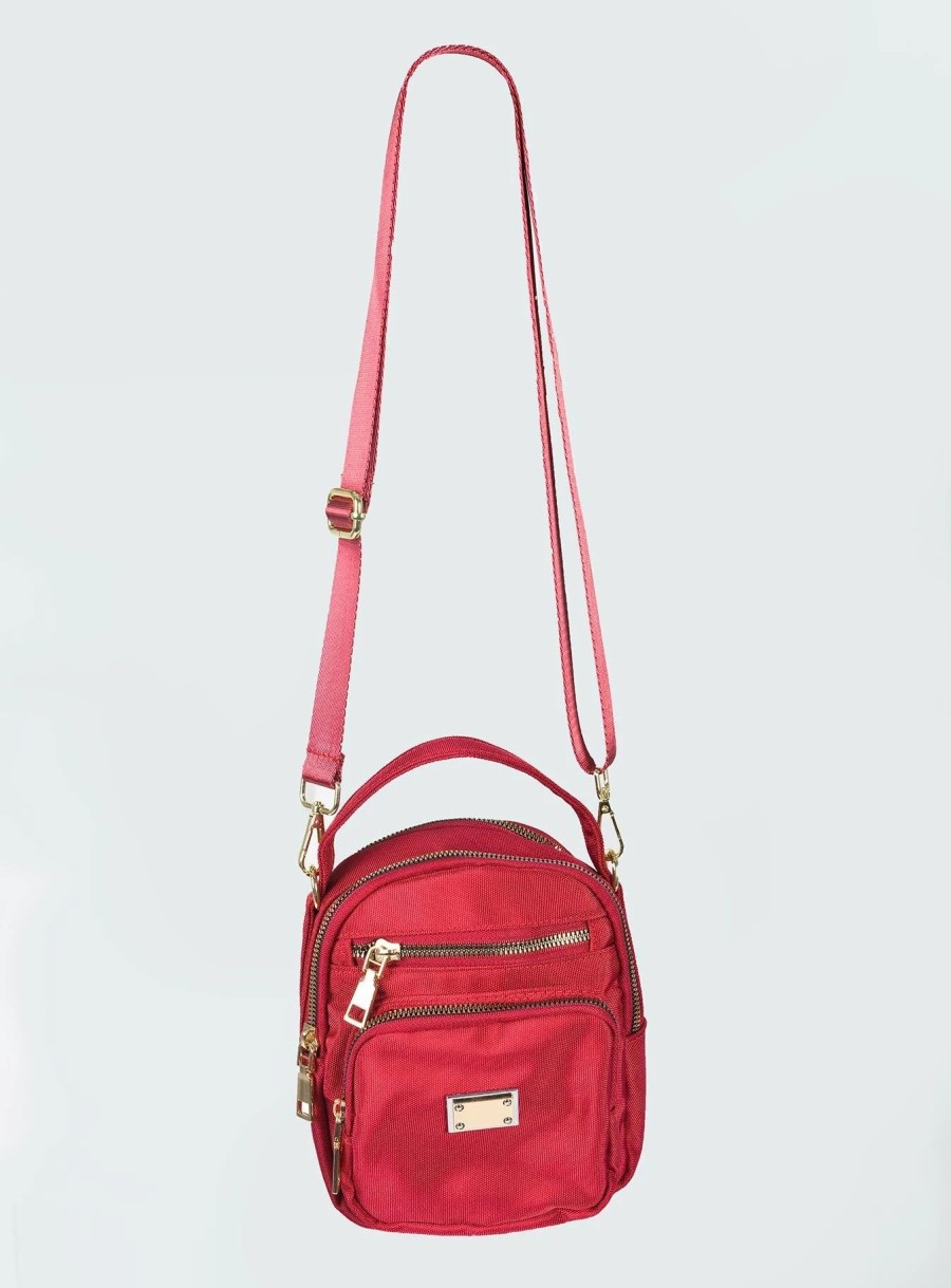 Accessories * | Princess Polly Dixon Crossbody Bag Red