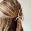 Accessories * | Princess Polly Tilton Pearl Hair Clip White