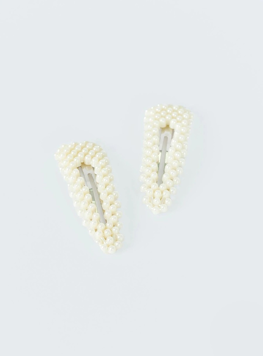 Accessories * | Princess Polly Osipova Hair Clip Pearl