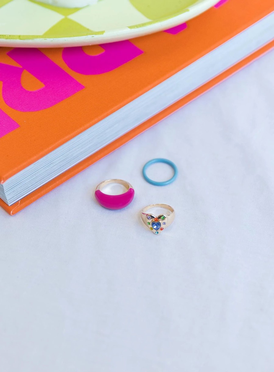 Accessories * | Princess Polly Chambers Ring Set Gold