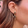 Accessories * | Princess Polly Lower Impact Castial Earrings / Black Gold