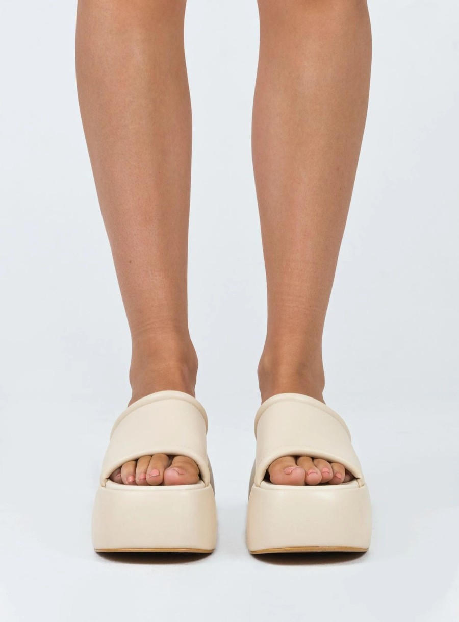 Shoes * | Princess Polly Lower Impact Ravil Sandals Beige