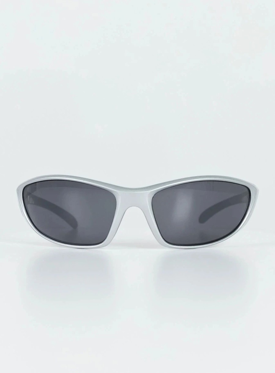 Accessories * | Princess Polly Rave On Sunglasses Silver