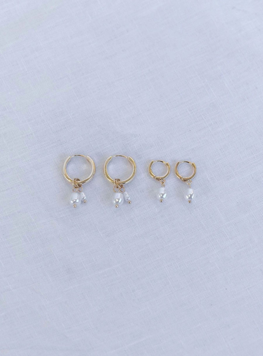 Accessories * | Princess Polly Neptune Earring Pack Gold / White