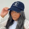 Accessories * | Princess Polly Athletics Pro Dad Cap / White Navy