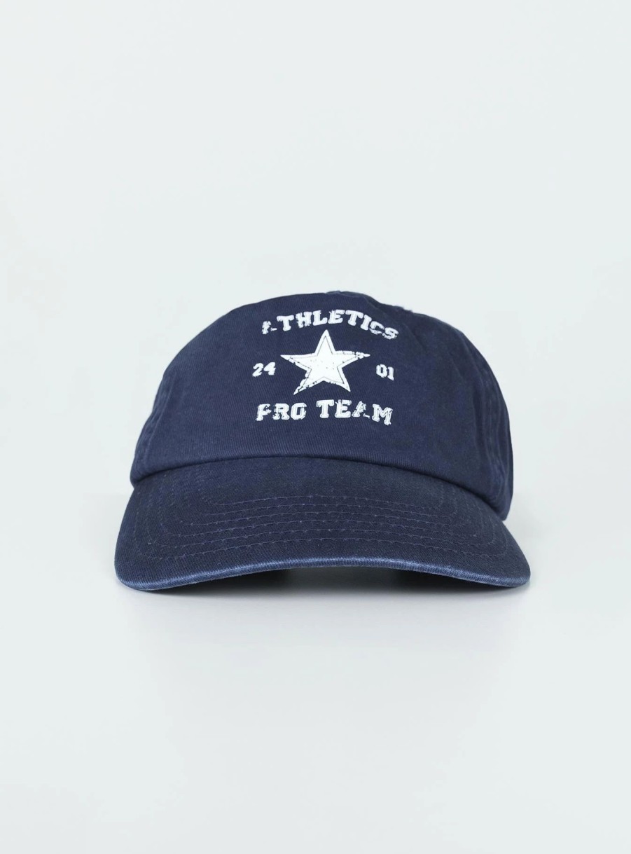 Accessories * | Princess Polly Athletics Pro Dad Cap / White Navy