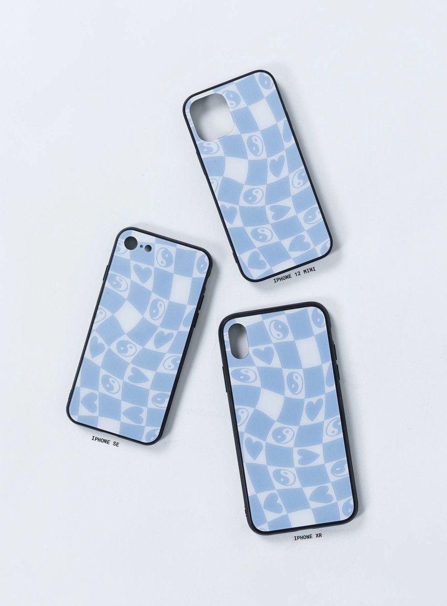 Accessories * | Princess Polly More Than A Feeling Iphone Case Blue / White