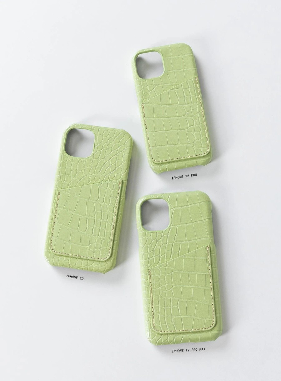 Accessories * | Princess Polly Emilio Iphone Case Green