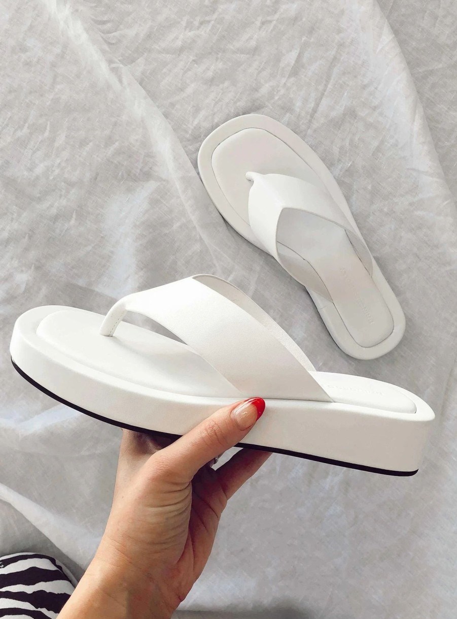 Shoes * | Princess Polly Tampa Sandals White