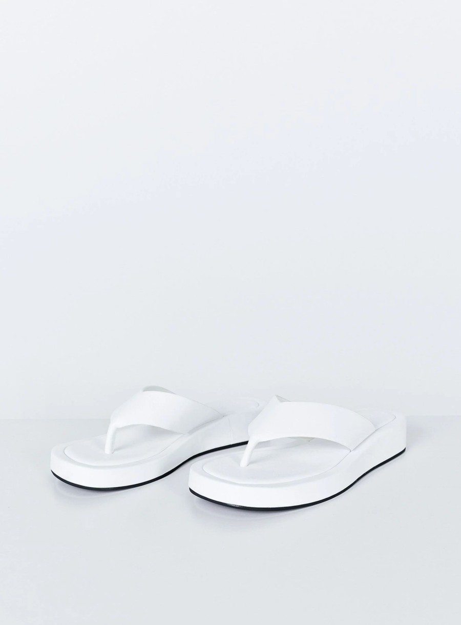 Shoes * | Princess Polly Tampa Sandals White