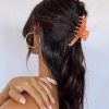 Accessories * | Princess Polly High Summer Hair Clip Orange / Pink