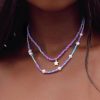 Accessories * | Princess Polly Moonlight Necklace Pack Purple