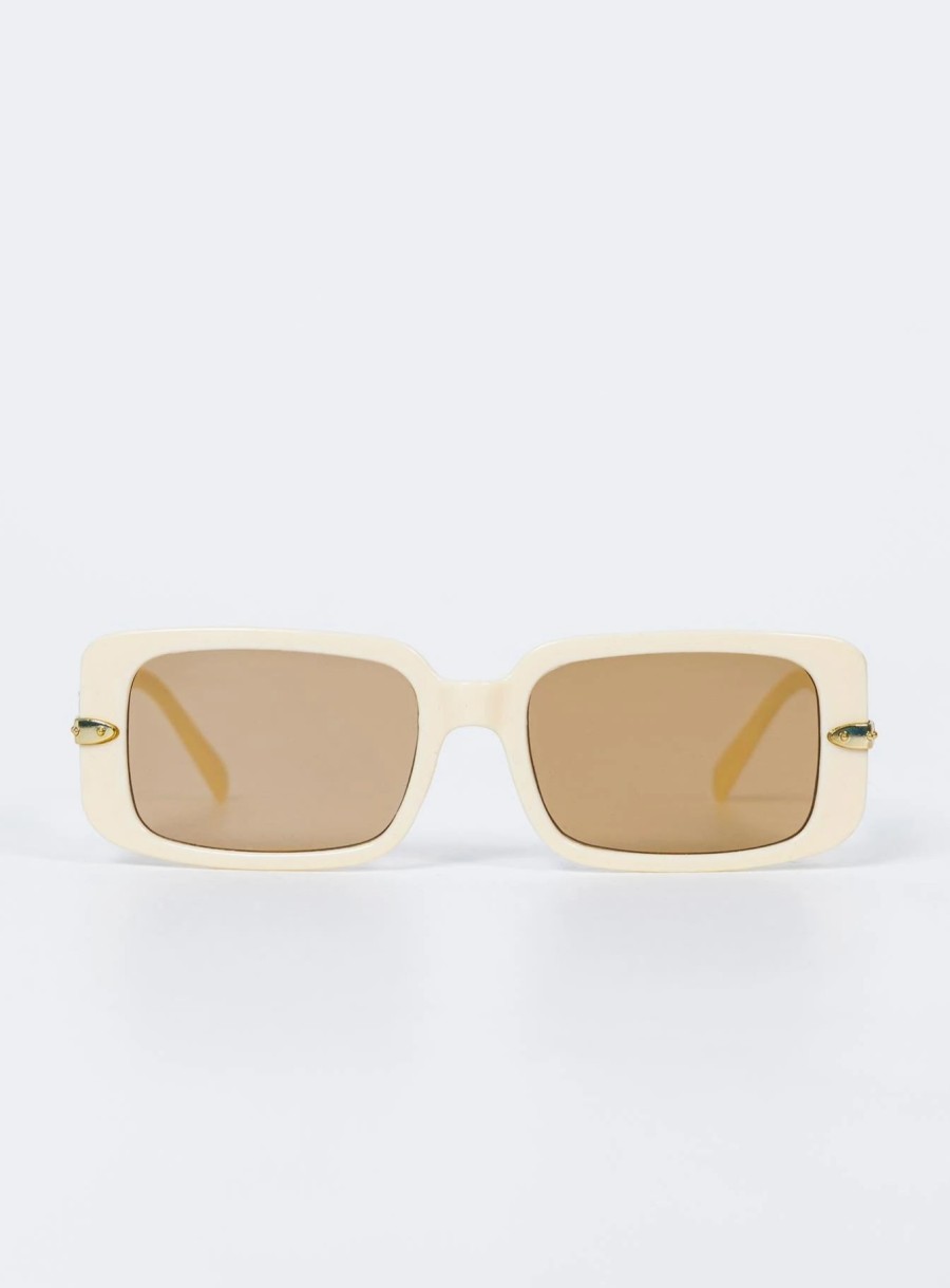 Accessories * | Princess Polly Solano Sunglasses Cream