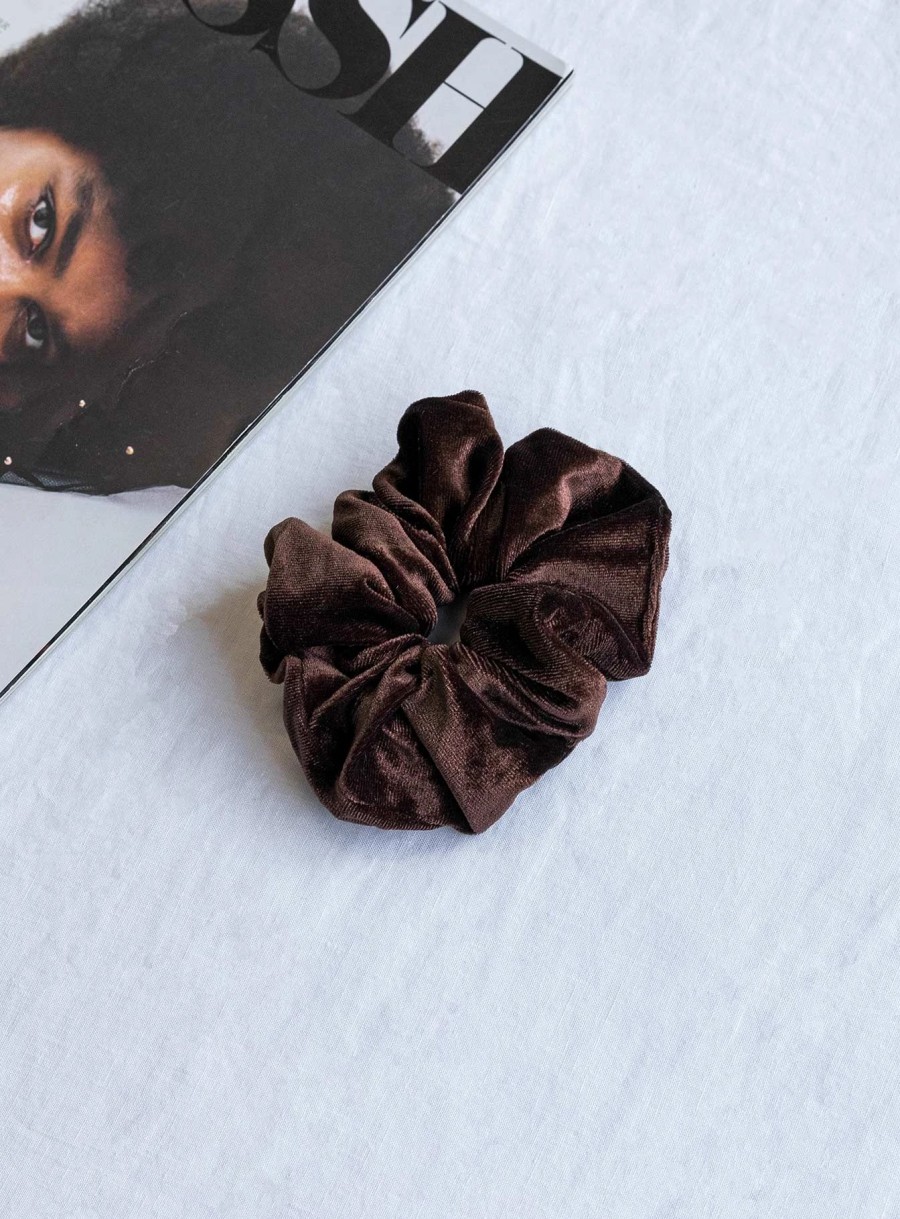 Accessories * | Princess Polly Gloria Scrunchie Brown