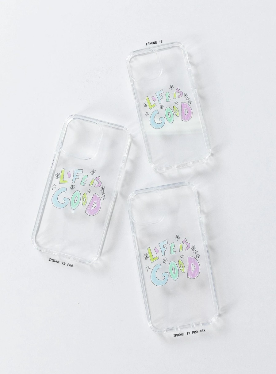 Accessories * | Princess Polly Life Is Good Iphone Case Multi