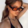 Accessories * | Princess Polly Creeper Sunglasses Black / Orange