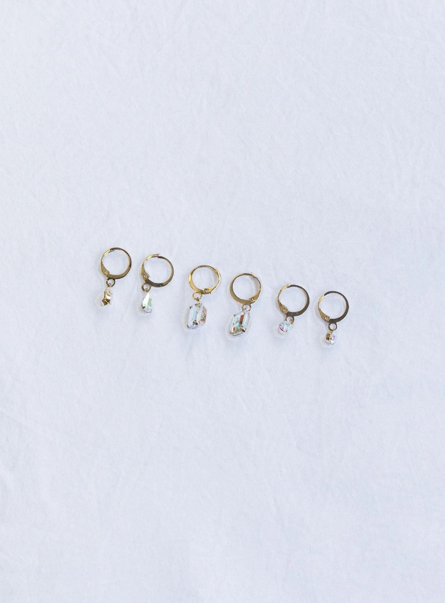 Accessories * | Princess Polly Lower Impact Disco Queen Earring Pack Gold