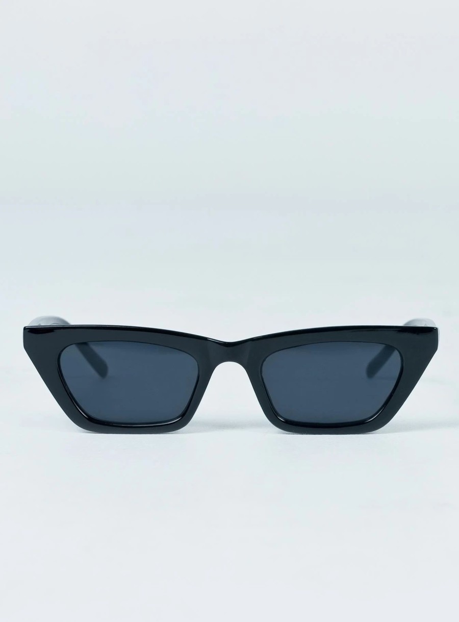 Accessories * | Princess Polly Lower Impact Octavia Sunglasses Black