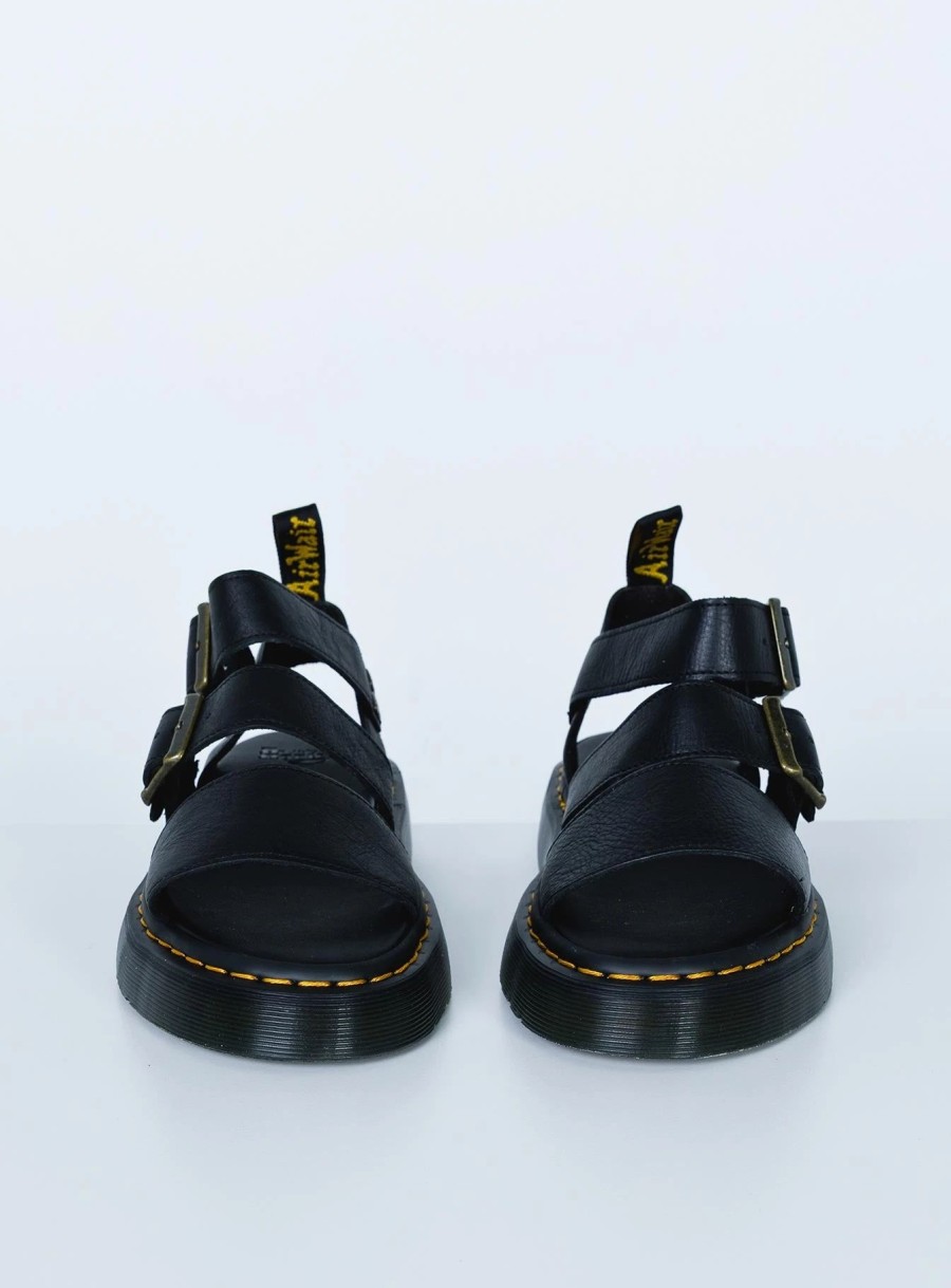 Shoes * | Dr. Martens Gryphon Quad Sandal Black