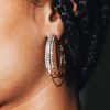 Accessories * | Princess Polly Ekin Hoop Earrings Gold